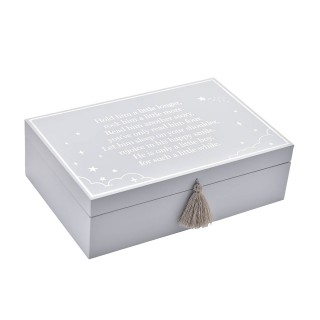 صندوق تذكار خشبي ازرق صندوق تذكار خشبي ازرق