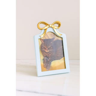 صور أزرق فاتح بفيونكة ذهبية - 13×18 سم صور أزرق فاتح بفيونكة ذهبية - 13×18 سم