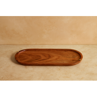 لوح تقديم متوسط من خشب الأكاسيا لوح تقديم متوسط من خشب الأكاسيا
