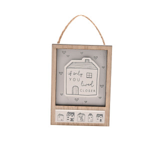 لوحة ديكور خشبية صغيرة بتصميم برواز تحمل عبارة "أفتقدك" لوحة ديكور خشبية صغيرة بتصميم برواز تحمل عبارة "أفتقدك"