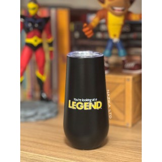 كوب معدني للسفر – "أنت تنظر إلى أسطورة" – سعة 180 مل كوب معدني للسفر – "أنت تنظر إلى أسطورة" – سعة 180 مل