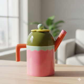 إبريق شاي – أزهار التوت – ملون – سيراميك إبريق شاي – أزهار التوت – ملون – سيراميك