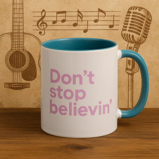 مق بسعة 325 مل – من الداخل تركوازي – لا تتوقف عن الإيمان مق بسعة 325 مل – من الداخل تركوازي – لا تتوقف عن الإيمان