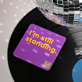 Say It With Songs Coaster - Elton John 'I'm Still Standing' Say It With Songs Coaster - Elton John 'I'm Still Standing'