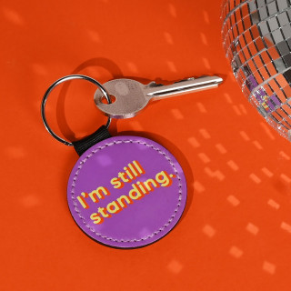 Say It With Songs PU Leather Keyring - Elton John 'I'm Still Standing' Say It With Songs PU Leather Keyring - Elton John 'I'm Still Standing'