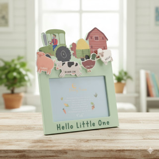 برواز صور بتصميم المزرعة ‎10×15 سم‎ – هيلو ليتل وان