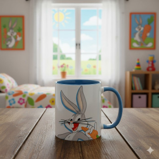 مق وارنر بروس لوني تونز باغز باني من الداخل أزرق فاتح - 325مل