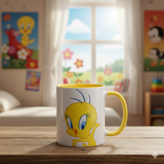 مق سيراميك – تويتي – لون داخلي أصفر