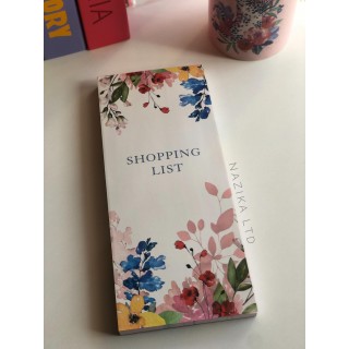 Floral Shopping List