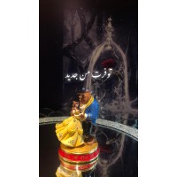 صندوق الاكسسوارات الصغيرة الكلاسيكي من ديزني - الجميلة والوحش