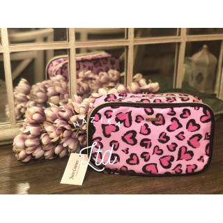 جوسي كوتو حقيبة مستحضرات التجميل بطبعة الفهد الوردي